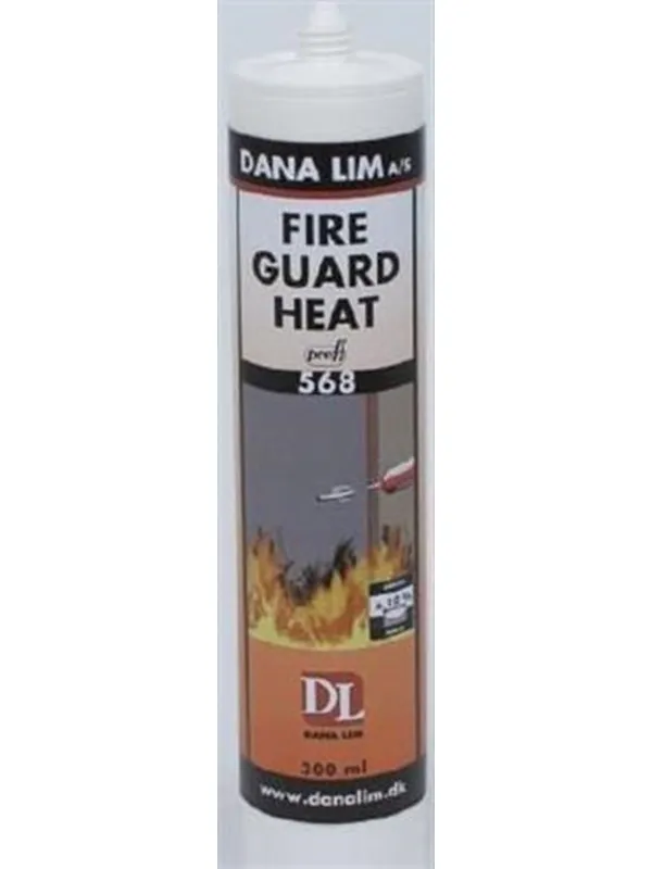 Dana Lim Brannfugemasse Fire Guard heat 568 svart