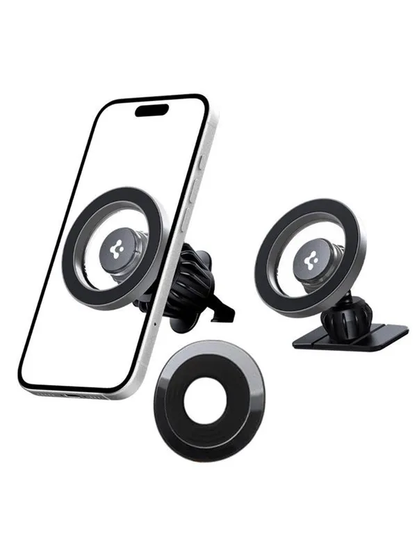 Spigen MFT13 MagSafe Car Holder for Cockpit or Air Vent - Silver