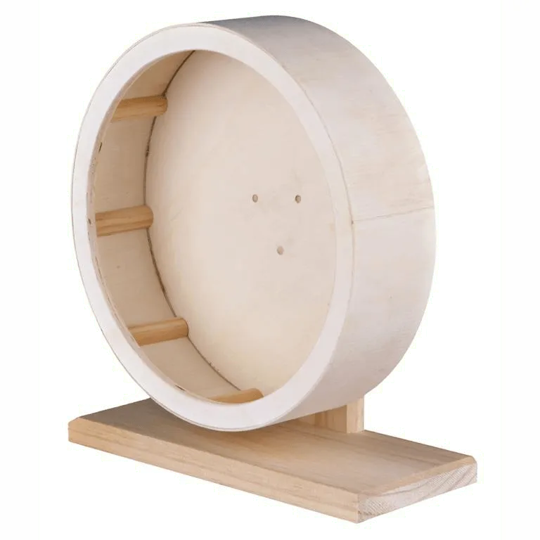 Trixie Wooden Exercise Wheel Small Animals 28cm