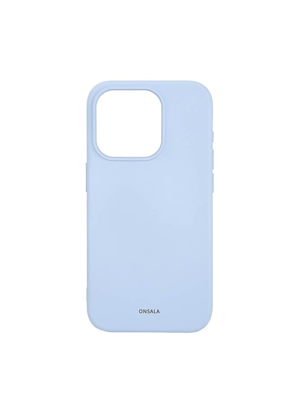 ONSALA Phone Case with Silicone Feel MagSeries Light Blue - iPhone 15 Pro