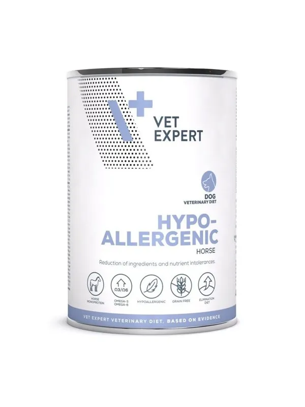 VetExpert Hypoallergenic Horse - wet dog food - 400g