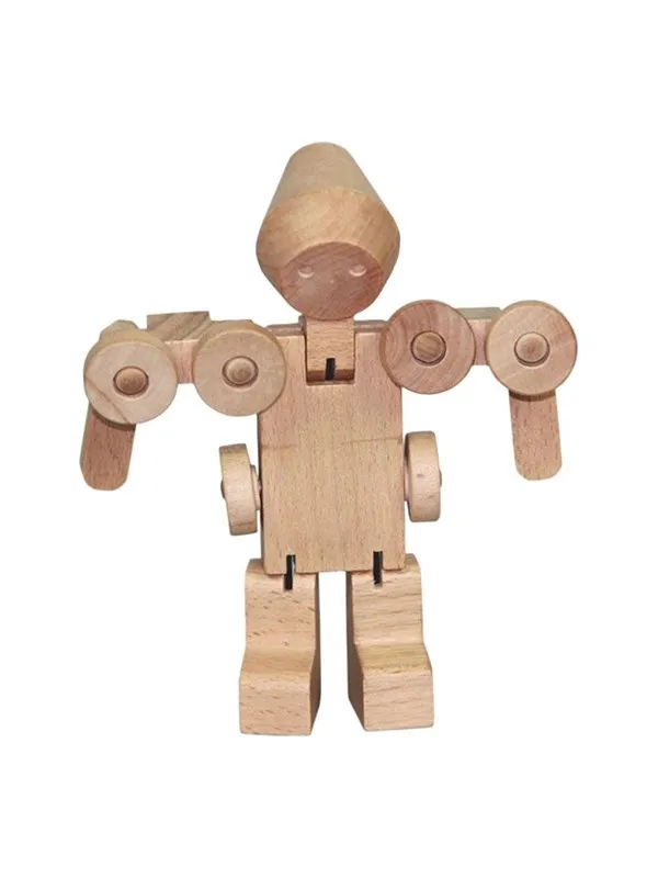 Primi Passi - Wooden Transforming Robot/Shovel