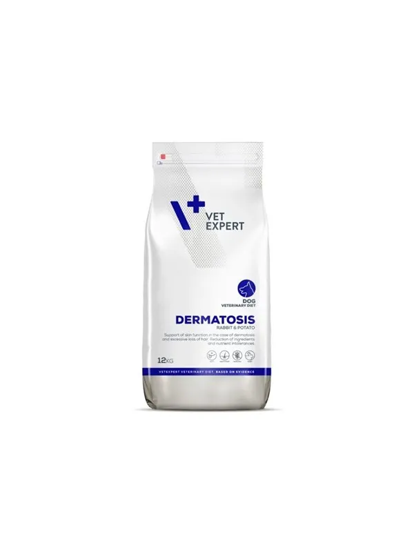 VetExpert Veterinary Diet Dermatosis Dog Rabbit & Potato - dry dog food - 12kg