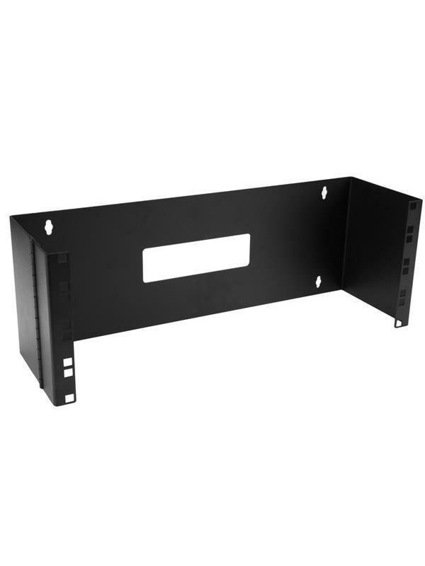 StarTech.com WALLMOUNTH4 4U Hinged Wall Mount Patch Panel Bracket6 inch Deep - 19" Patch Panel Swing Rack Up to 15Kg