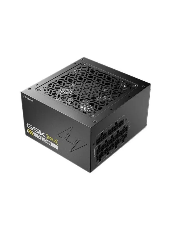 Antec GSK750 - power supply - 750 Watt Strømforsyning (PSU) - 750 Watt - 120 mm - ATX - 80 Plus Gold sertifisert