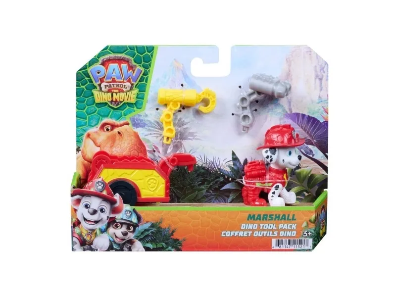 Paw Patrol Movie 3 Dino Tool Pack Marshall