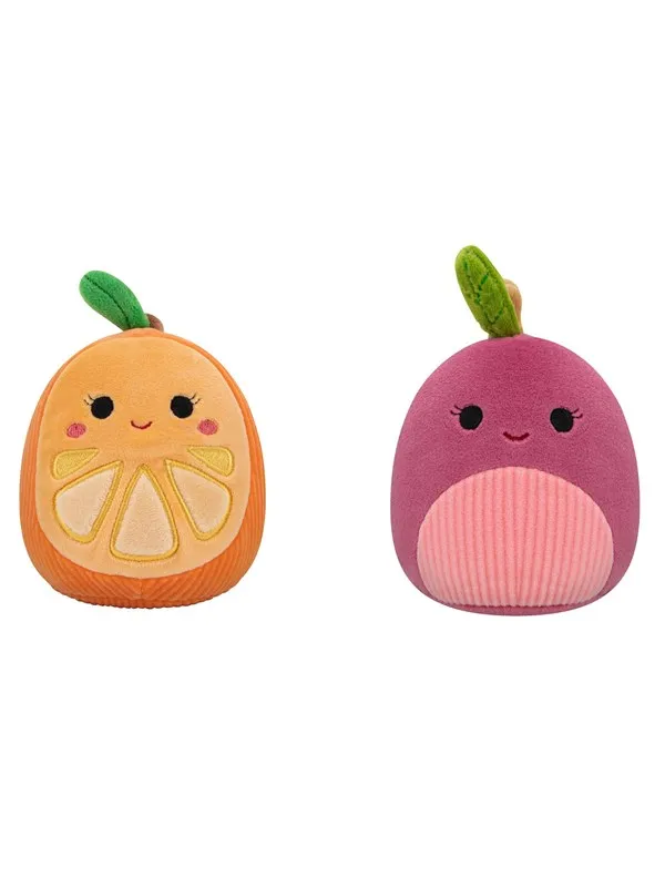 Squishmallows Pets Squeaky Plush Dog Toy 18cm Fruits - assorted