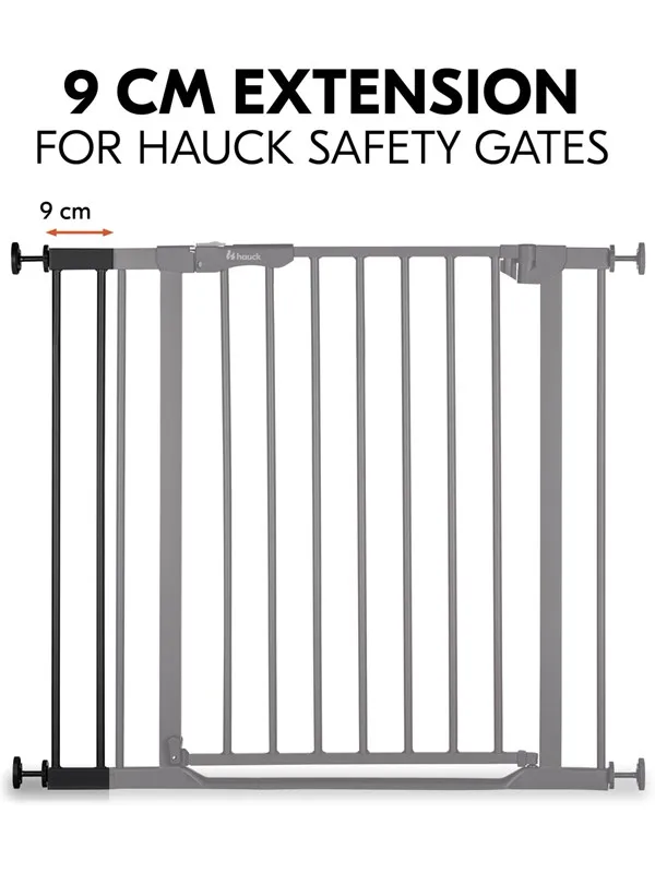 Hauck Safety Gate Extension 9 cm black