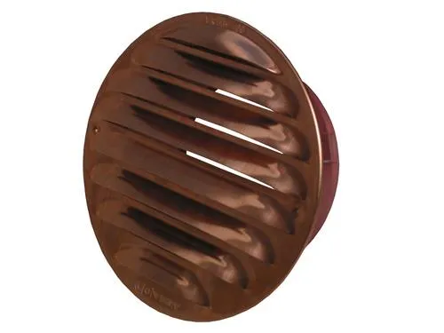 Fresh Brick grate with stud, Ø100 mm, Copper