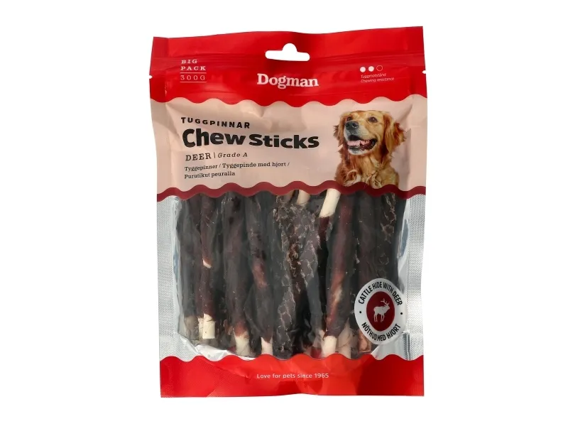 Dogman Chew sticks deer 12.5cm 25p