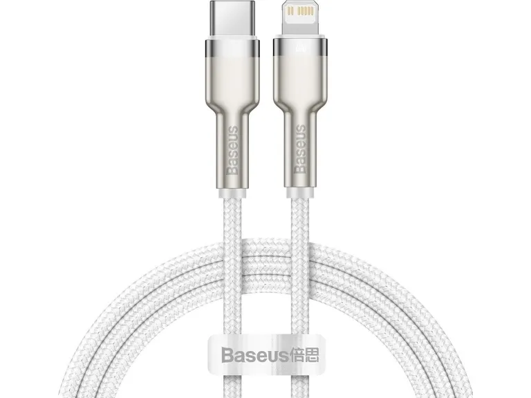 Baseus USB-C cable for Lightning  Cafule PD 20 W 2 m (white)
