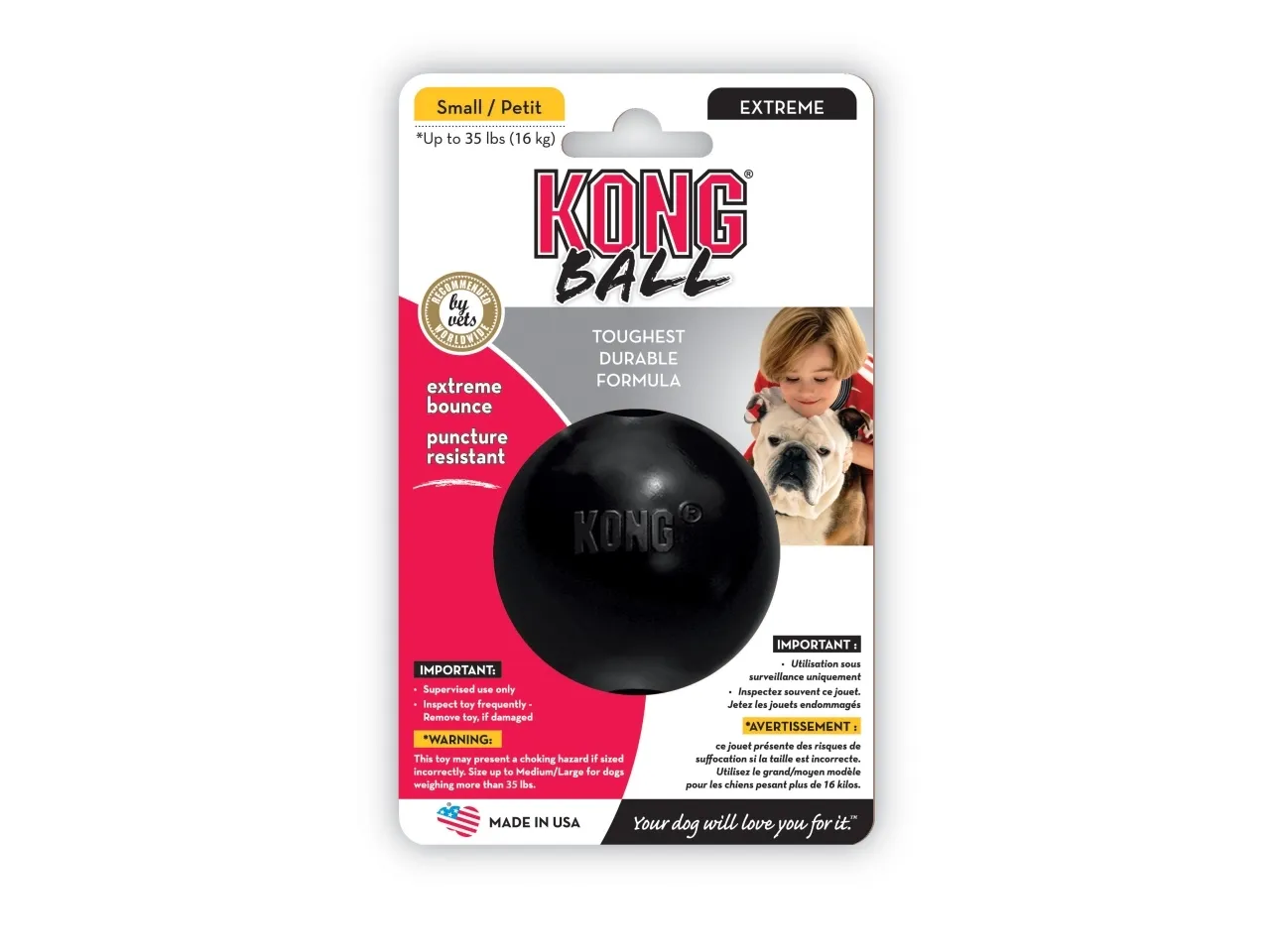 KONG Dog Toy Extreme Ball Medium/Large 7.5cm