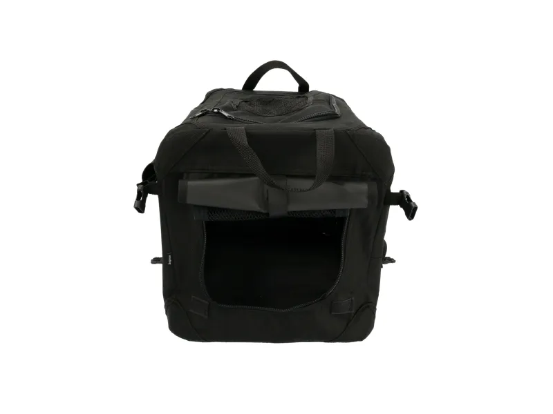 Dogman Milou Canvas Crate Black Small 49.5x34.5x35cm