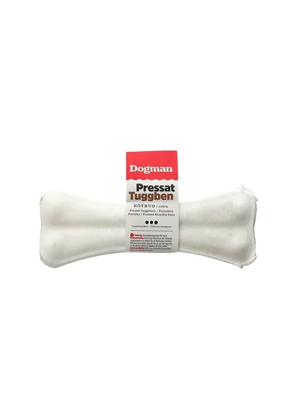 Dogman Tyggebein pressat vit 12,5cm
