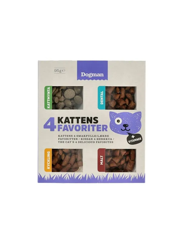 Dogman Kattens 4 Deilige Favoritter 95g