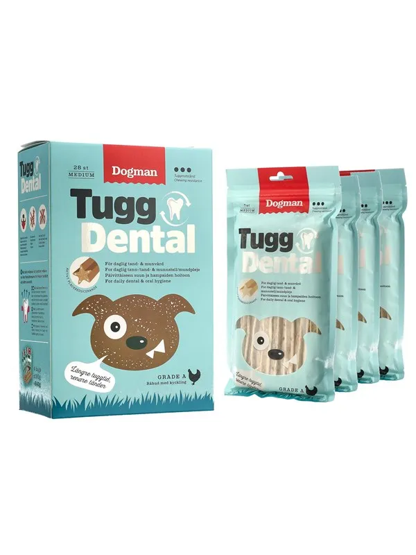 Dogman Tugg Dental med kyckling M 28p