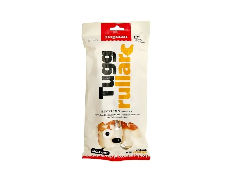 Dogman Tyggerull med kylling 2-pack