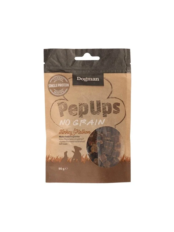 Dogman Pep Ups No Grain kalkon 90g
