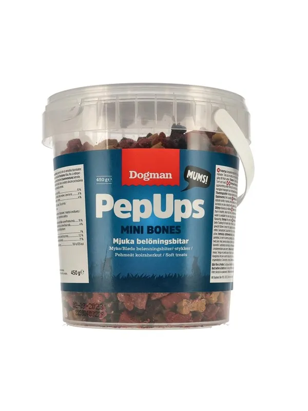 Dogman Pep Ups Mini Bones 450g
