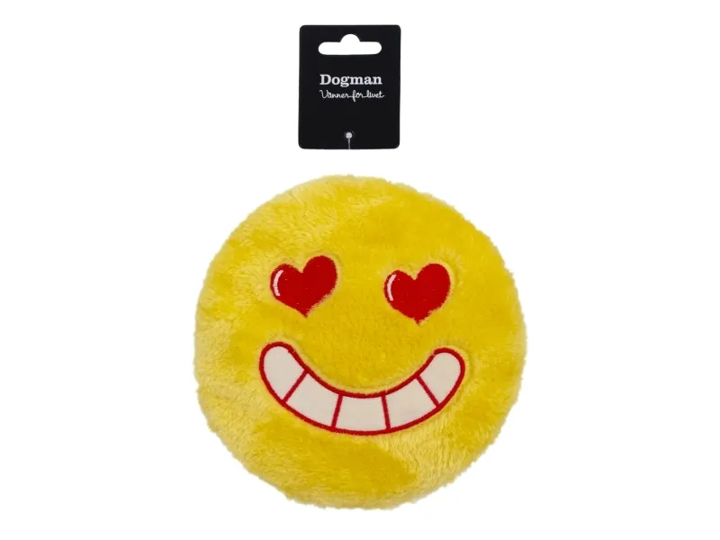 Dogman Leksaker Lovingface gul 17cm