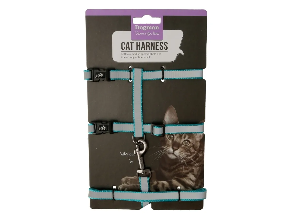 Dogman Cat Harness Set 120cm