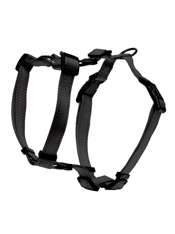Dogman H-sele Iris svart 20mm