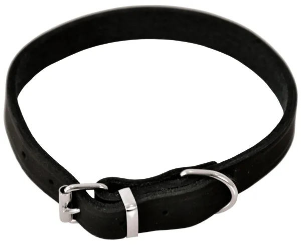 Dogman Justerbart Halsbånd Lina Svart S/M 18 mm x 45 cm