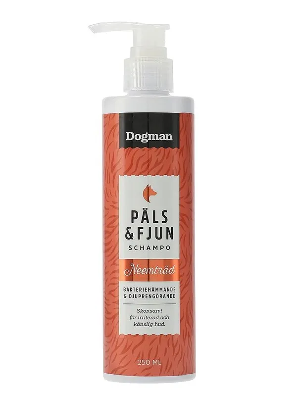 Dogman Päls & Fjun sjampo Neem-tre