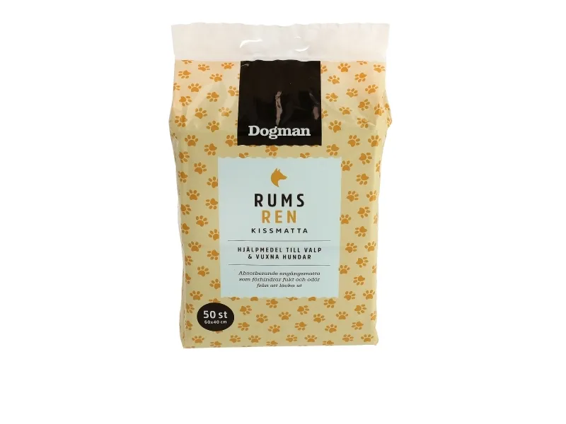 Dogman Tisseunderlag Engangs Treningsmatte 60x40cm (50-pakning)