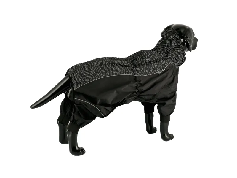 Dogman Dot Raincoat Waterproof Dog Overall Reflective Pattern 45cm