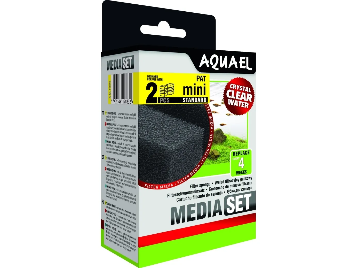 AQUAEL Filterpatron Pat Mini 2-pack