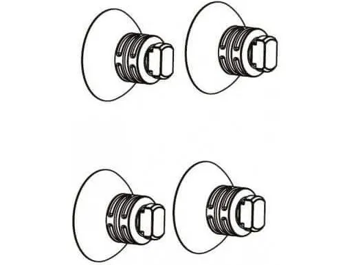 AQUAEL Sugekopper 4pack Turbof/Cirkul