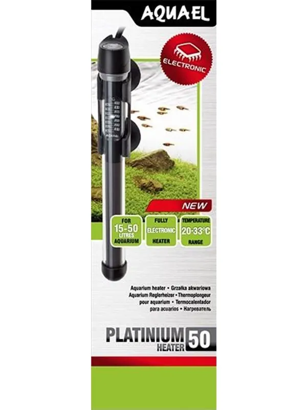 AQUAEL Platinium Aquarium Heater 50W