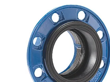 Avk combi-flange for pe- and pvc pipes pn 10/16 dn100 mm ø110 mm