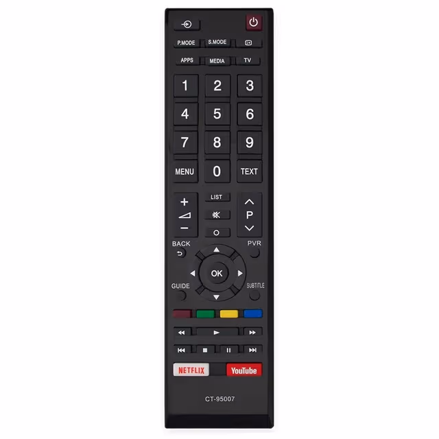 Fjernkontrollerstatning for CT-95007 For Toshiba TV