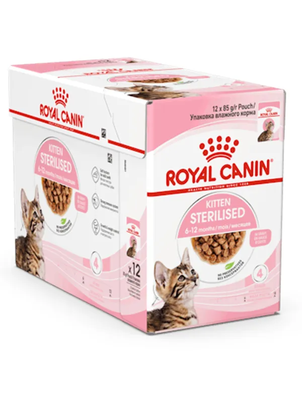 Royal Canin Kitten Sterilised Gravy 12 × 85 g
