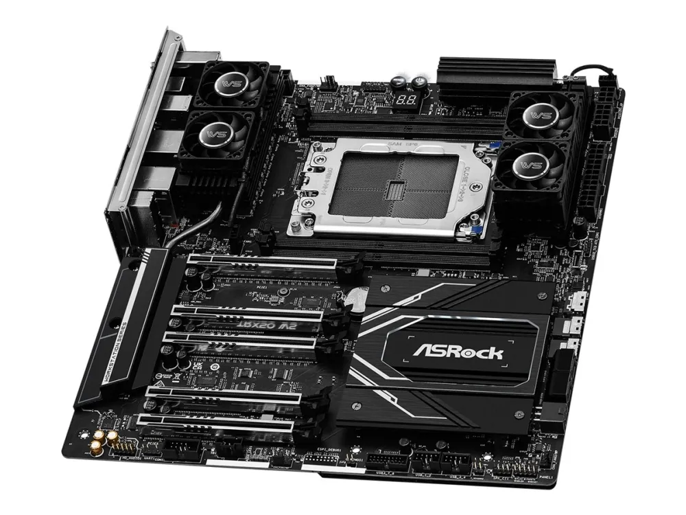 ASRock TRX50 WS Hovedkort - AMD TRX50 - AMD sTR5 socket - DDR5 RAM - Extended ATX