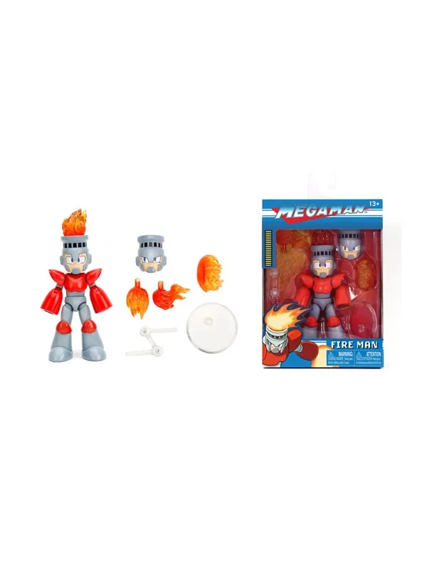 Jada Toys Mega Man Fire Man Figur