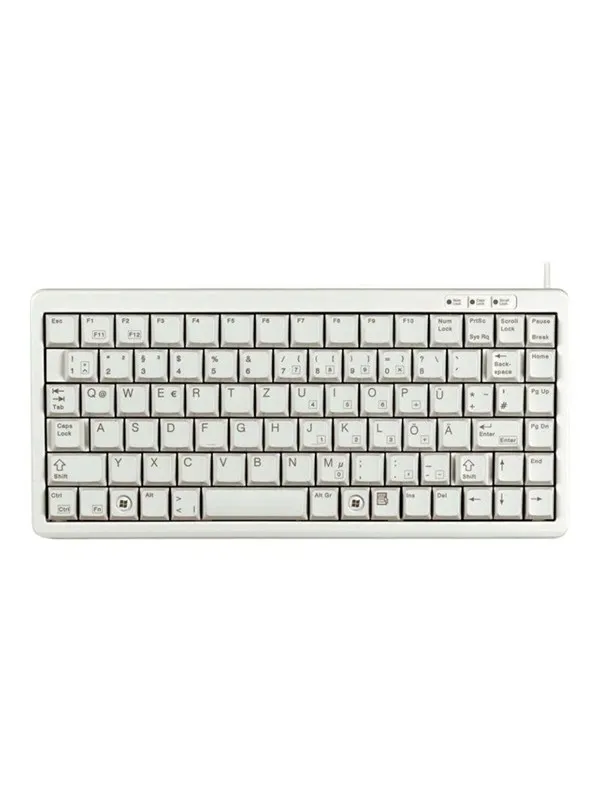 Cherry G84-4100 Compact Keyboard - Tastatur - Engelsk - Grå