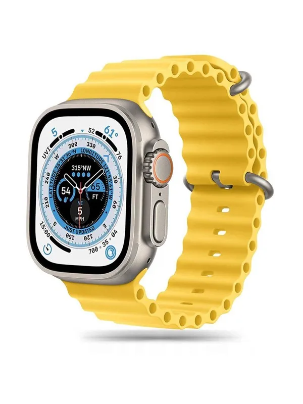 Tech-Protect  IconBand Pro Strap for Apple Watch 4 / 5 / 6 / 7 / 8 / 9 / SE / Ultra 1 / 2 (42 / 44 / 45 / 49 mm) - Yellow