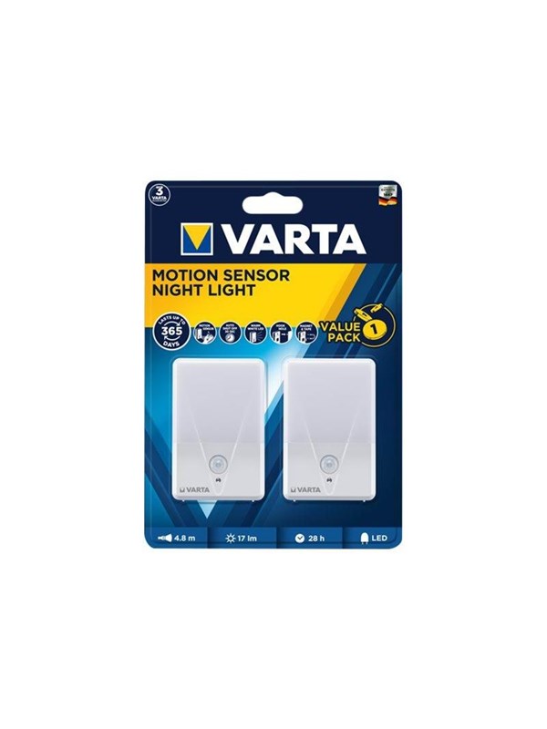 VARTA - night light - LED - warm white light (pack of 2)