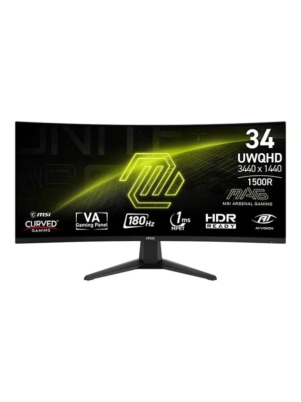 34" MSI MAG 346CQ - 3440x1440 (UWQHD) - 180Hz - VA