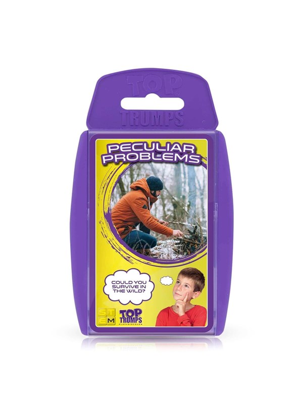 Winning Moves Peculiar Problems STEM Top Trumps Card Game (English)
