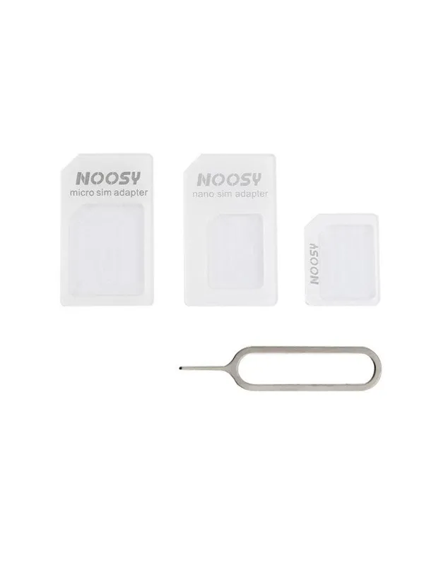 Hurtel Noosa SIM Card Adapter Set + Key - White