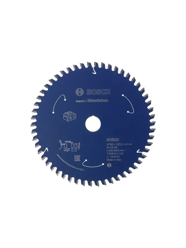 Bosch Expert for Aluminium-sirkelsagblader for batteridrevne sager 254x2,4/1,8x30 T78