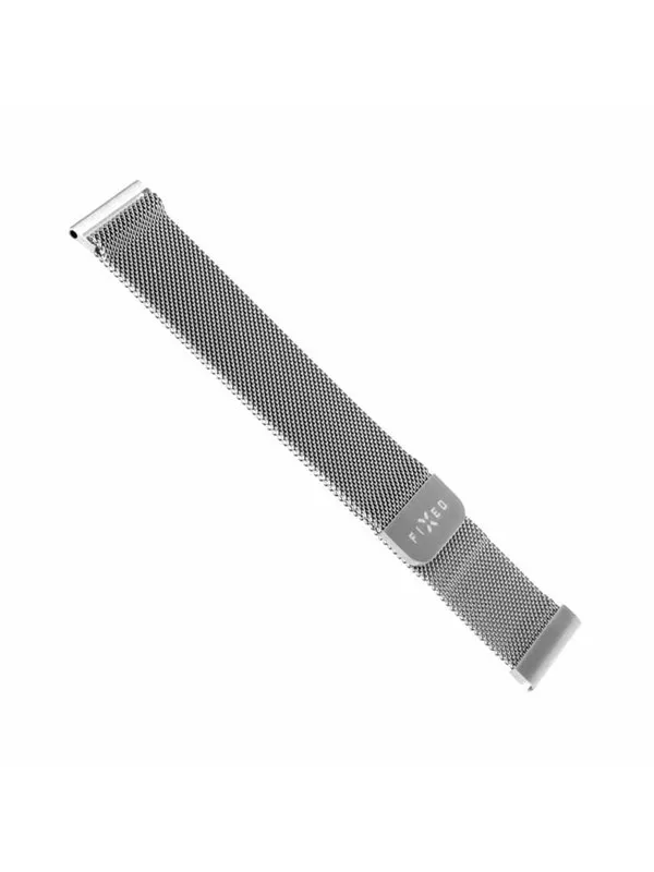 FIXED Mesh Strap for Smartwatch Universal 22 mm Silver