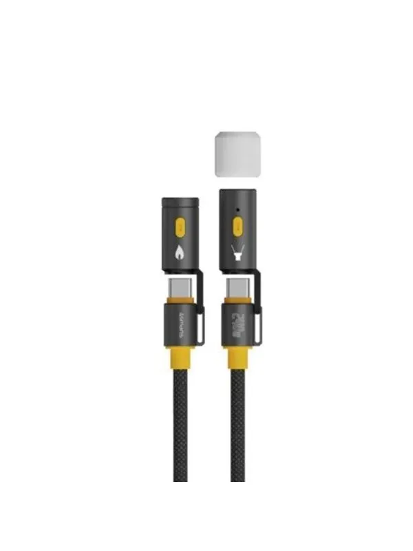 4smarts 3-in-1 USB-C Cable Set Explorer 240W - 1.5 m