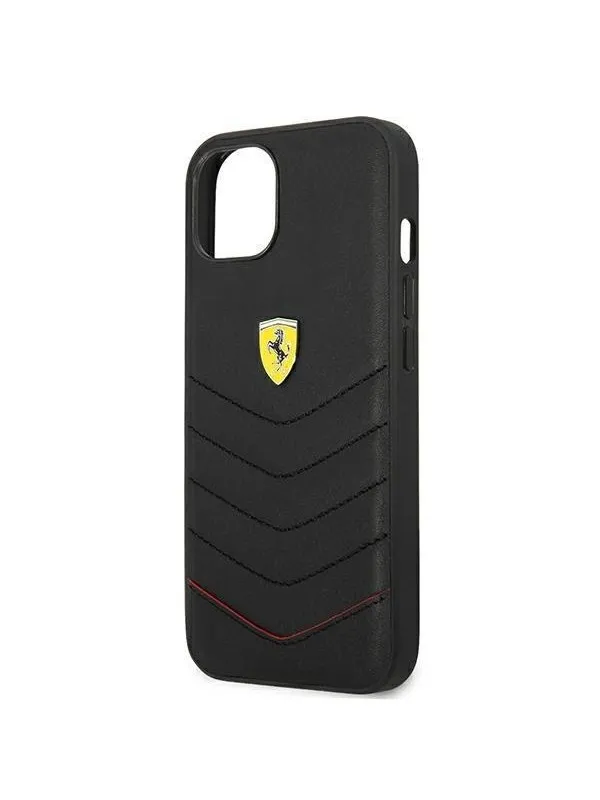 Ferrari Off Track Quilted Case for iPhone 13 mini - Black