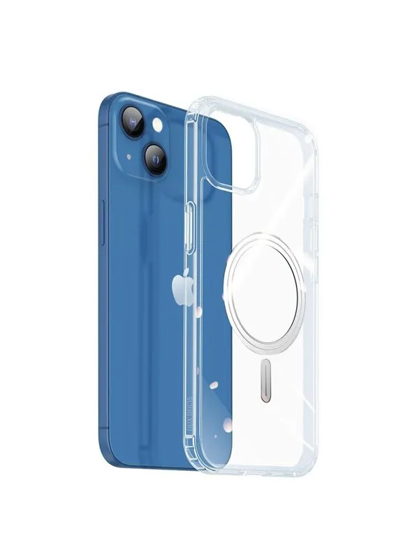 Dux Ducis Clin Magnetic Case for iPhone 14 Plus Compatible with MagSafe Transparent