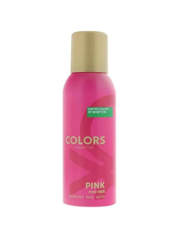 Benetton Pink Deodorant Spray Floral and Fruity Notes 150 ml
